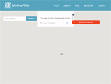 Tablet Screenshot of idlefreephilly.org